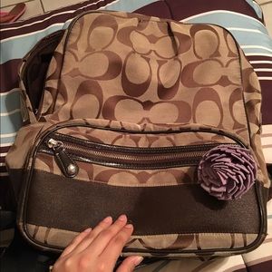 Authentic Coach Poppy Backpack
