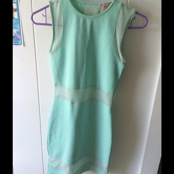 Top shop mint blue dress
