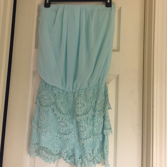 Light blue romper