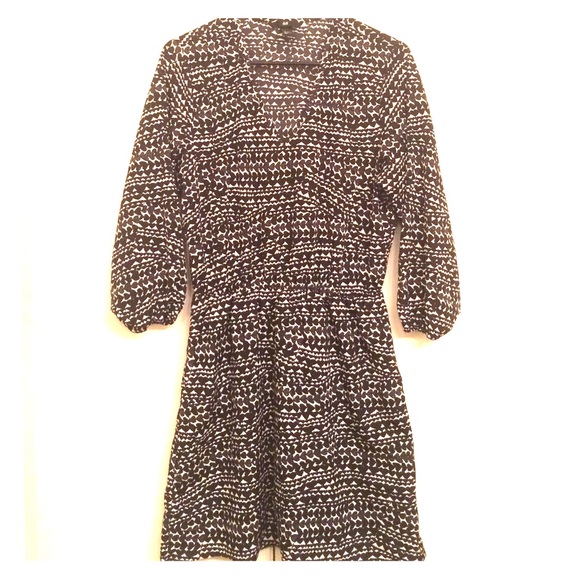 H&M Dresses & Skirts - Black and white heart printed dress by H&M