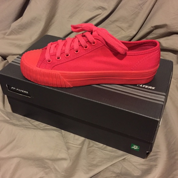 NEON PINK PF FLYERS