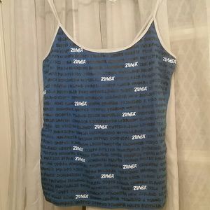 Blue Zumba Tank