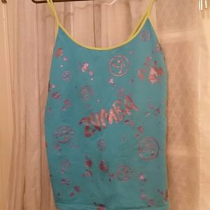 Turquoise Zumba Tank