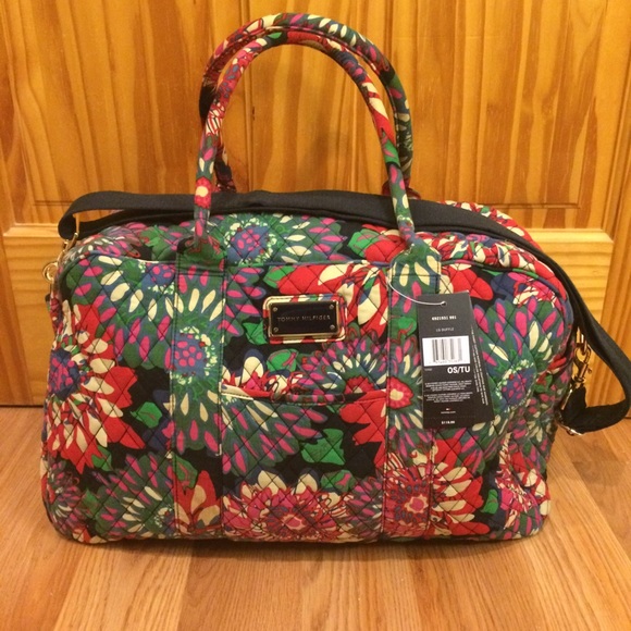 Tommy Hilfiger Floral Quilted Cotton Weekender