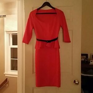Make a statement at the office with this red dress