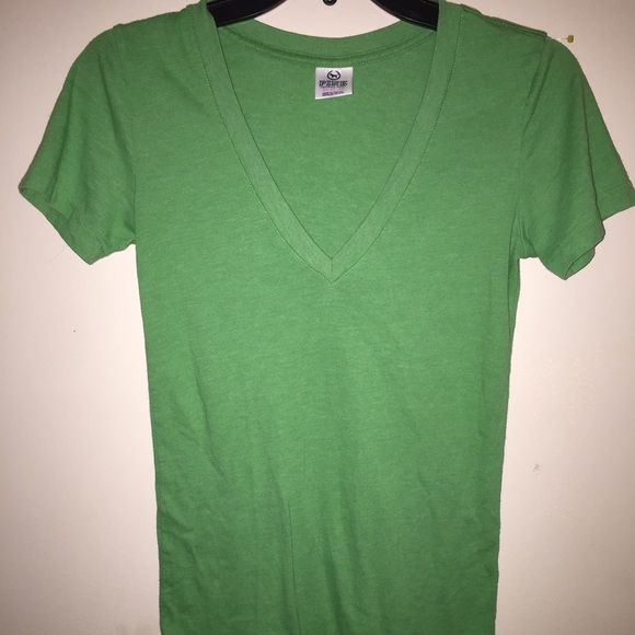 Green vneck