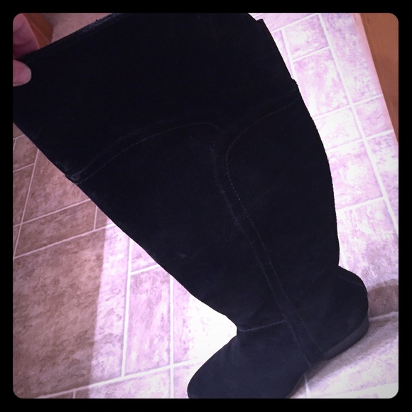 Black Suede Boots