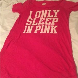Victoria Secret Pink Sleepwear Tee