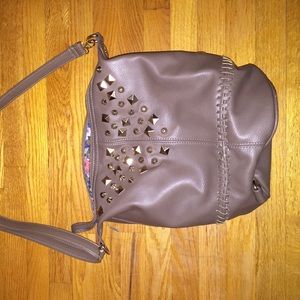 Studded cross-body purse