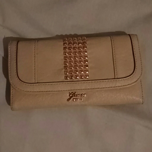 Guess studded wallet