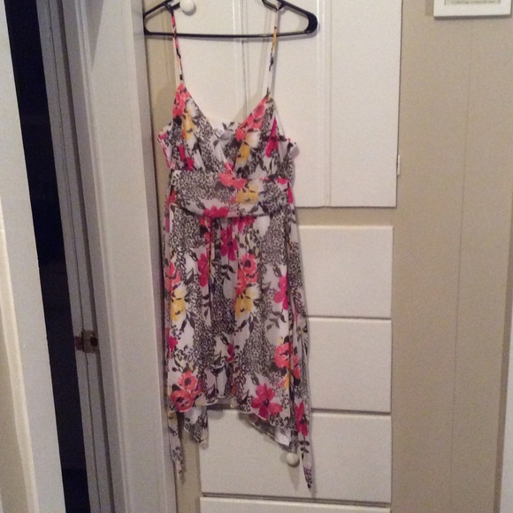 Floral and Animal Print Dress