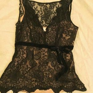 NWT Ann Taylor LOFT Sleeveless Cami Tank Nude Line