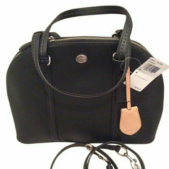 Authentic Coach Peyton Medium Domed Satchel