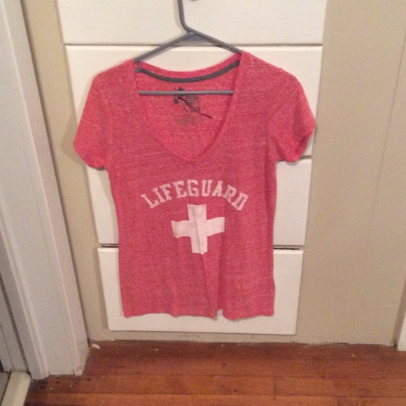 Lifeguard V neck T shirt