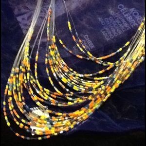 Native inspired multi strand necklace GAVE AWAY!