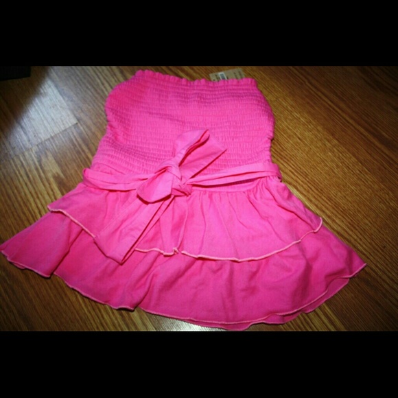 Hollister Womens SMALL Pink Layered Tube - Picture 1 of 2