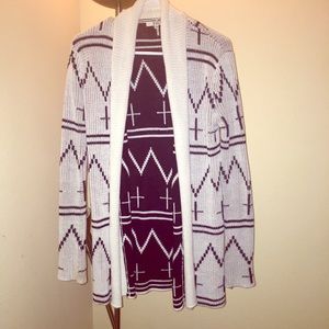 BB Dakota Sahar Patterned cardigan sweater