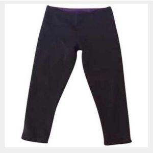 LULULEMON REVERSIBLE CROPPED WUNDER UNDER LEGGINGS