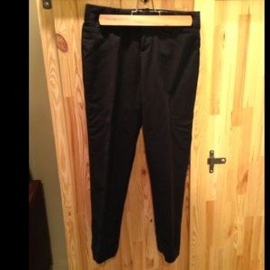 Banana Republic black ankle dress pants.