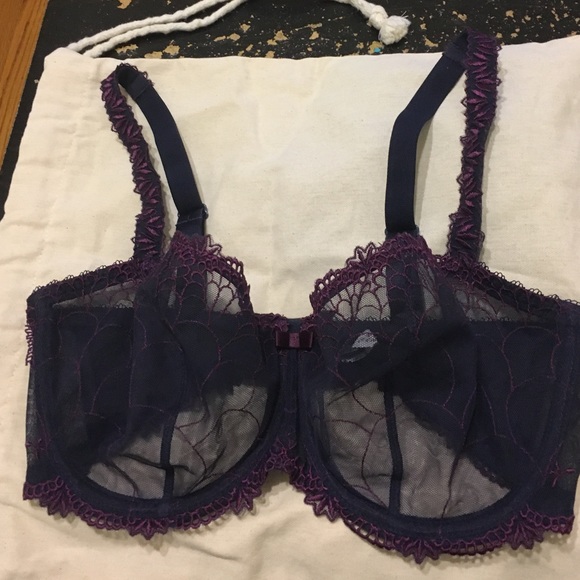 Embroidered Lace Chantelle Bra