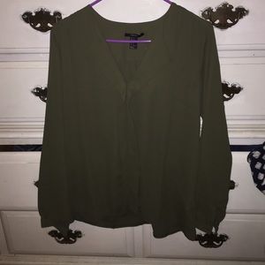 Olive Green Blouse