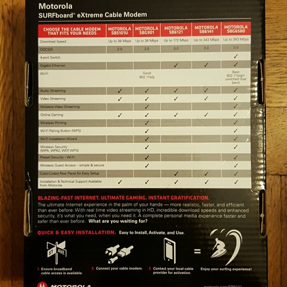 Motorola Cable Modem - Picture 2 of 3