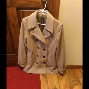 Tan pea coat