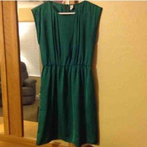 Emerald green dress