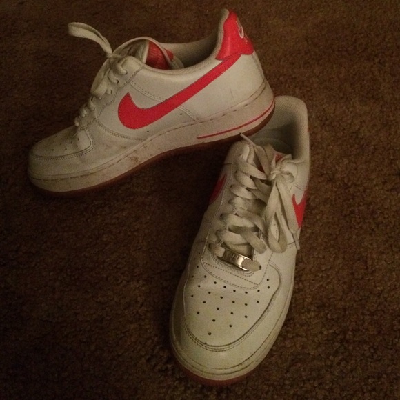 Neon pink nikes