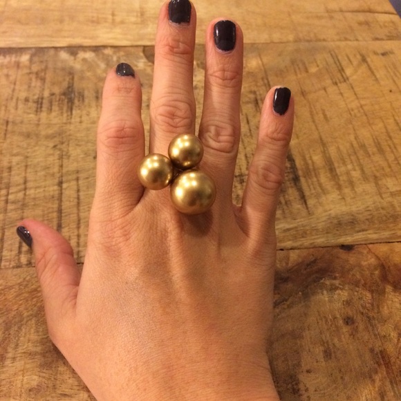 Monet Bronze Pearl Ring