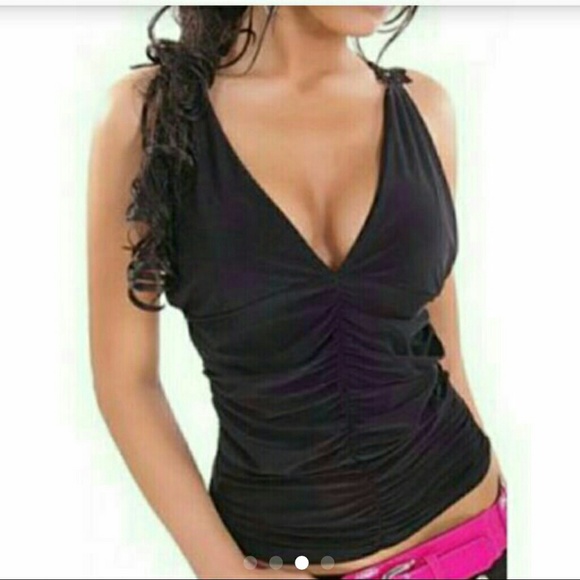 Sexy Black Tank ❤HOST PICK❤ - Picture 2 of 4