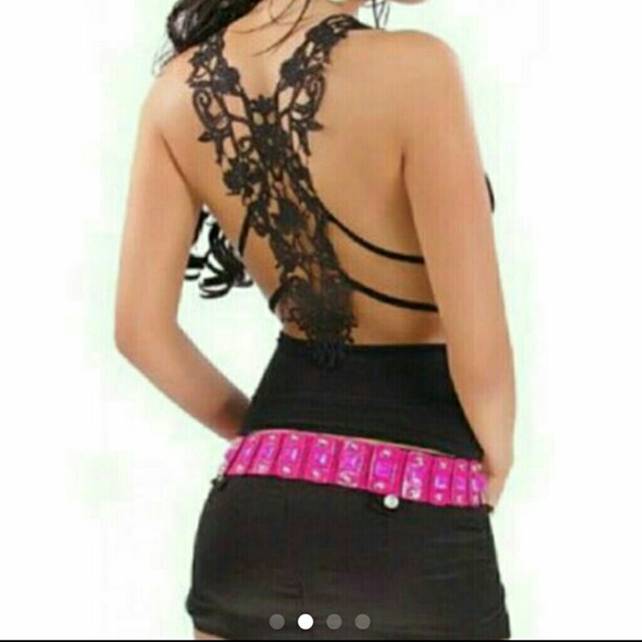 Sexy Black Tank ❤HOST PICK❤ - Picture 3 of 4