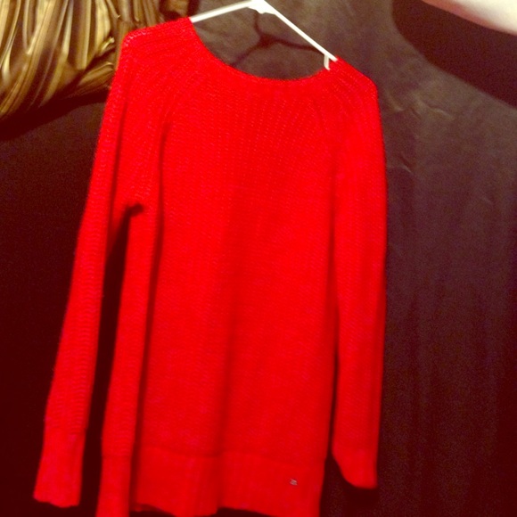 Red american  eagle sweater