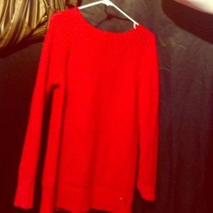 Red american  eagle sweater