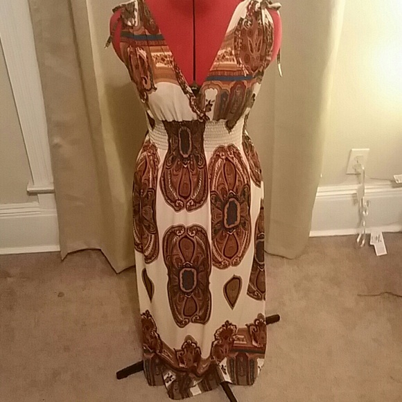 Pattern maxi dress - Picture 2 of 4