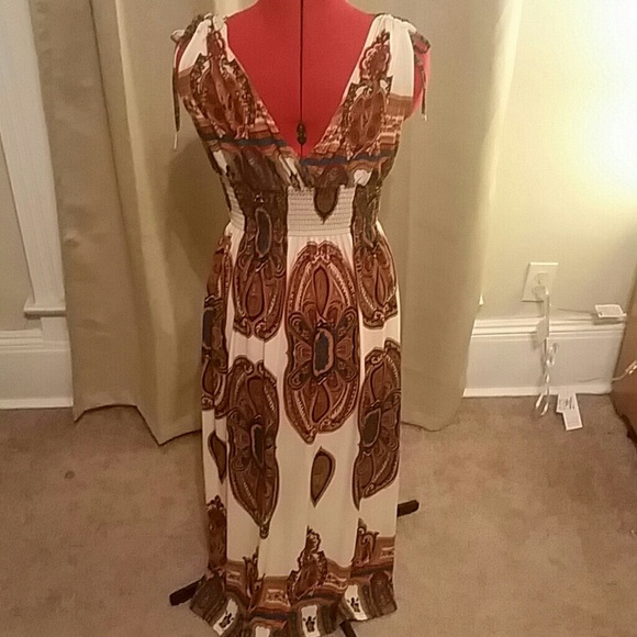 Pattern maxi dress - Picture 3 of 4