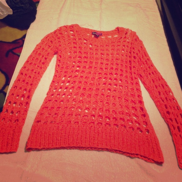 Orange sweater