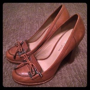 Via spiga loafer heels 7M