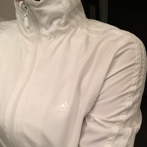 White Adidas jacket