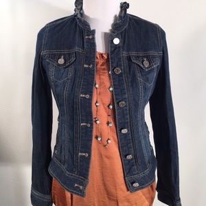 White House Black Market Denim Jacket