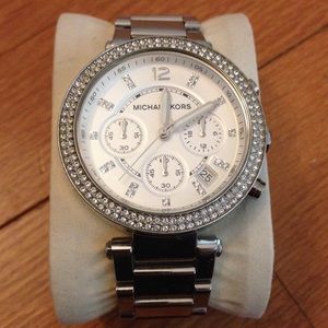 Used silver Michael Kors watch