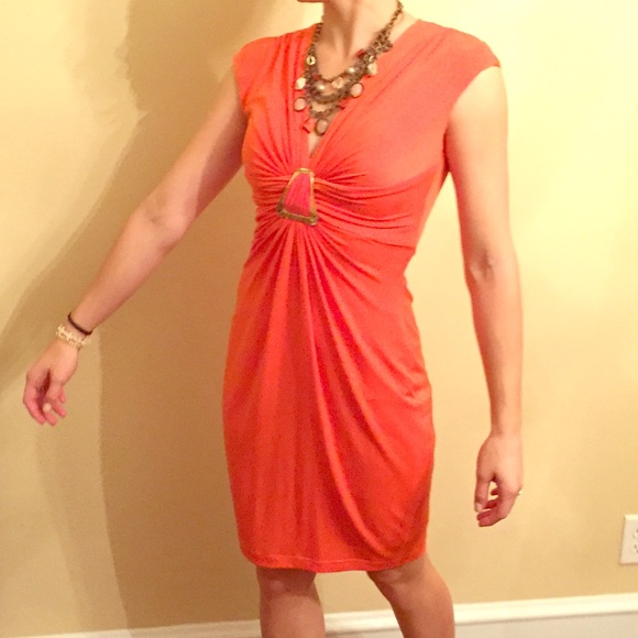 Make offer!! Orange Cache Dress