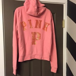 Victoria's Secret Pink zip up hoodie