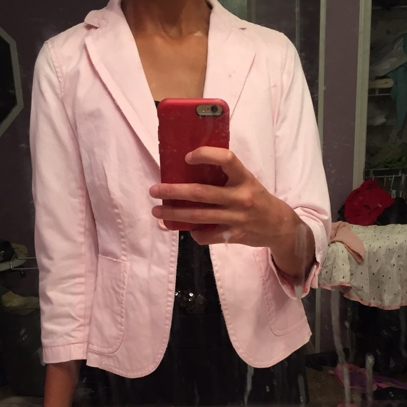 J. Crew soft pink jacket