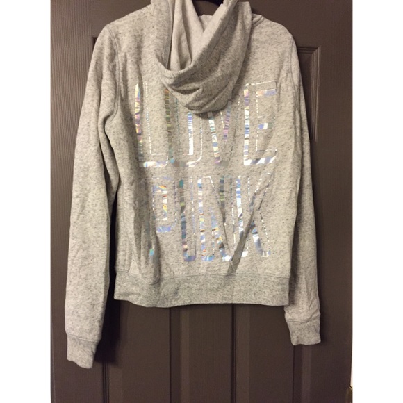 Victoria's Secret Pink zip up hoodie sweatshirt