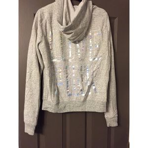 Victoria's Secret Pink zip up hoodie sweatshirt