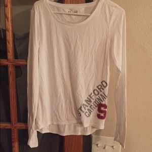 Long sleeve Stanford work out shirt