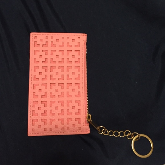 Pink Card Holder/Keychain - Picture 1 of 2