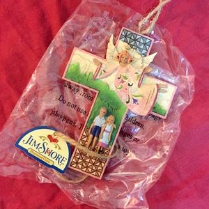 Jim Shore Guardian Angel Cross Ornament