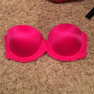 Strapless Victoria's Secret Pink Bra